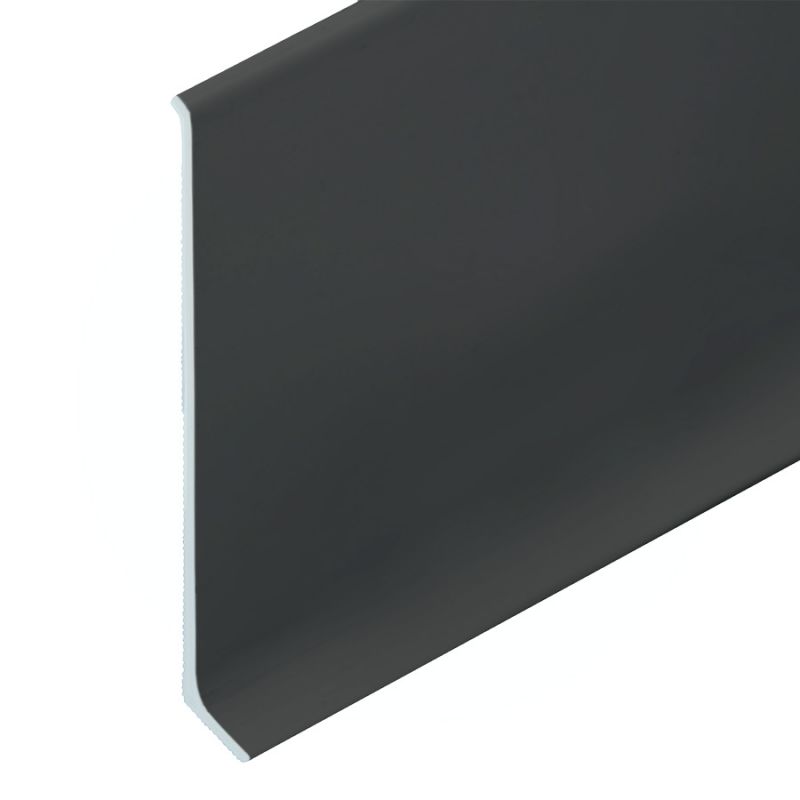 Listwa przypodłogowa aluminiowa natynkowa 60 mm RAL 9005 (czarny mat)