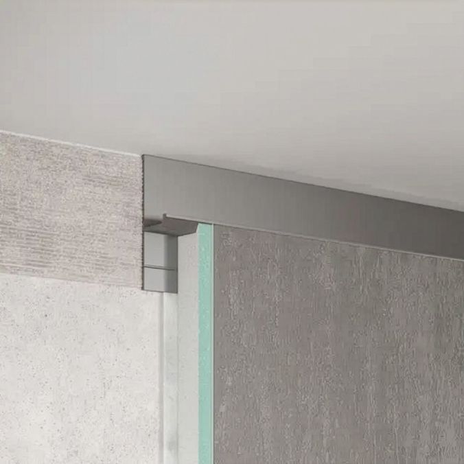 Profil końcowy cieniowy 20 mm z kanałem LED czarny