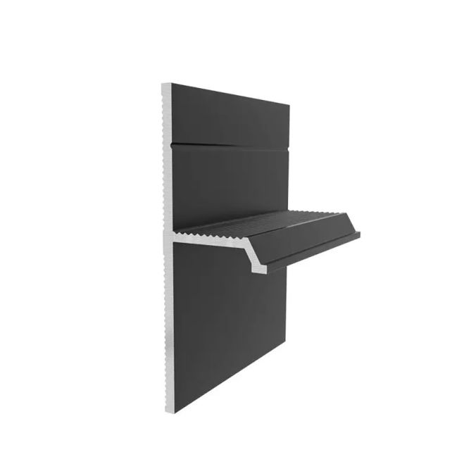 Listwa przypodłogowa do montażu ukrytego 19 mm czarny