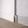 Inserto in MDF per strisce LED per battiscopa nascosto da 60×13.5 mm