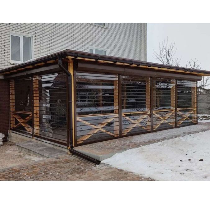 Przezroczyste rolety zewnętrzne z poliwęglanu