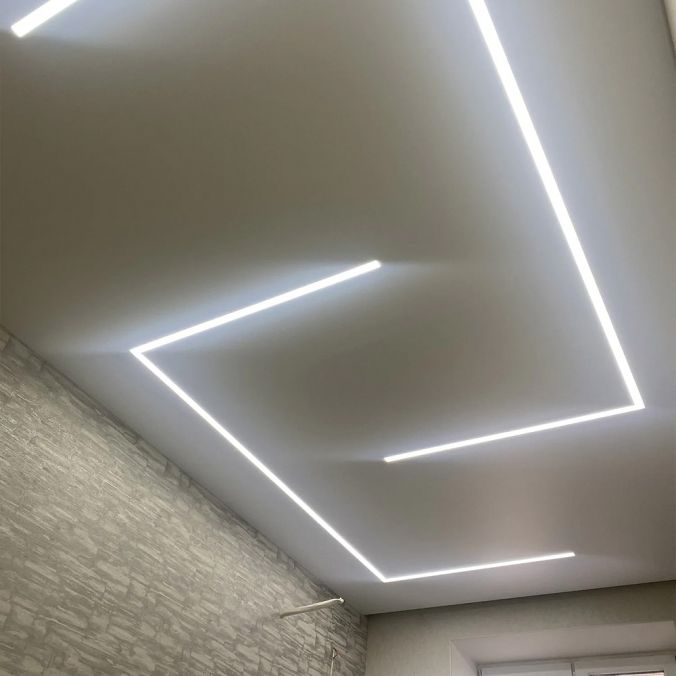 LED separation profile for plasterboards