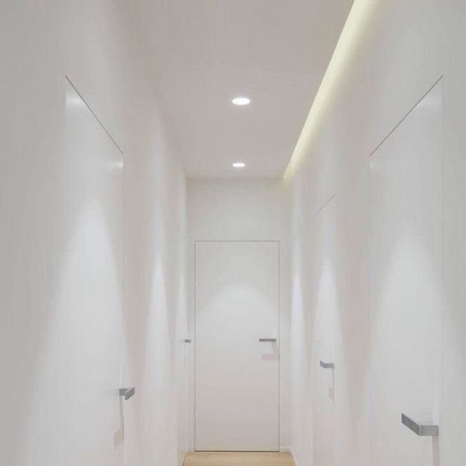 Profil dystansowy cieniowy LED do sufitów z GK 23х37 mm biały